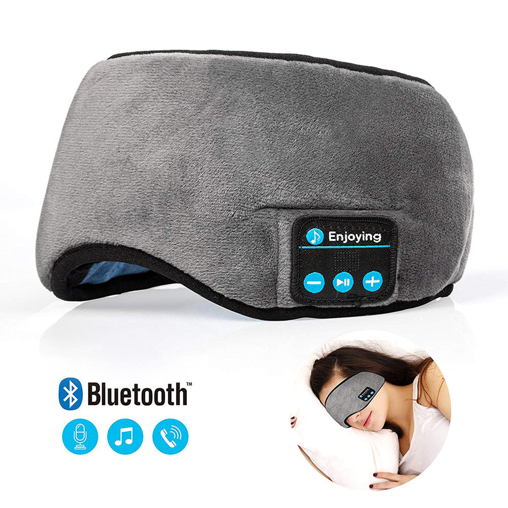 Durma Bem™ - Fone de ouvido Bluetooth Com Bloqueio de Luz e Ruídos