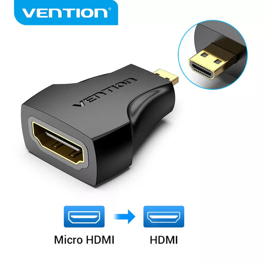 Adaptador HDMI Mini e micro Macho x HDMI Fêmea  1080P