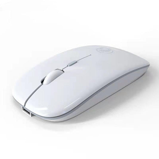 HF luminoso recarregável Bluetooth Dual Mode Wireless Mute Mouse Desktop Notebook Mini Mouse